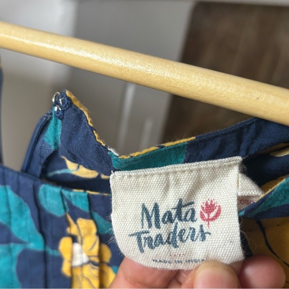 MATA TRADERS | cotton floral tank | size large - Picture 2 of 5